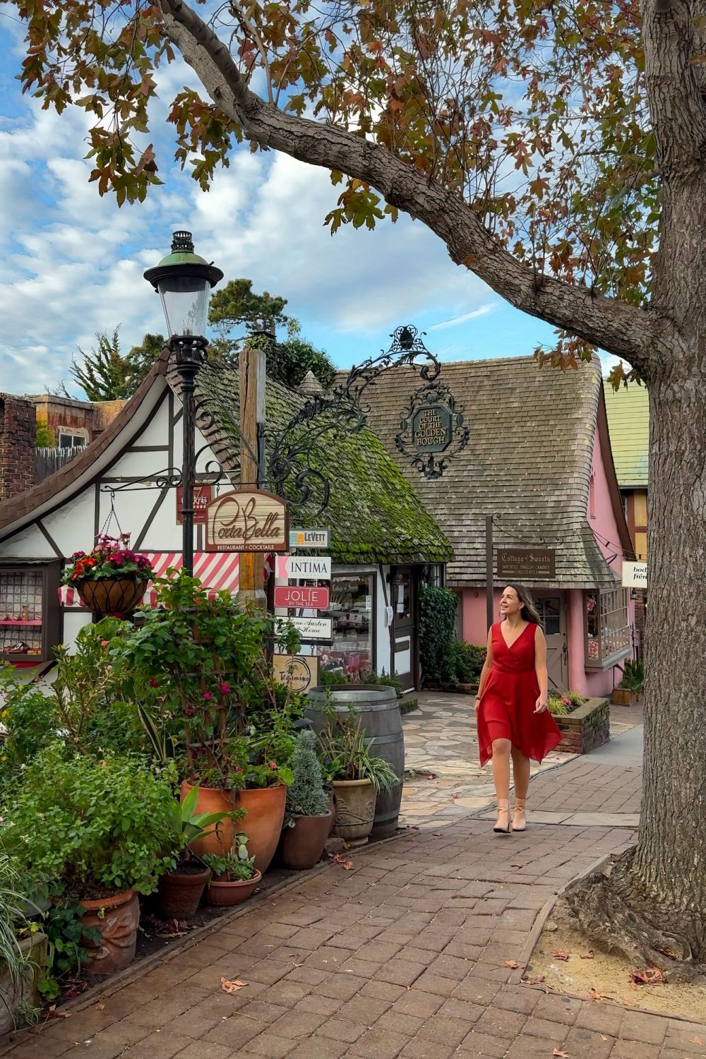 A street of Carmel-by-the-Sea, California