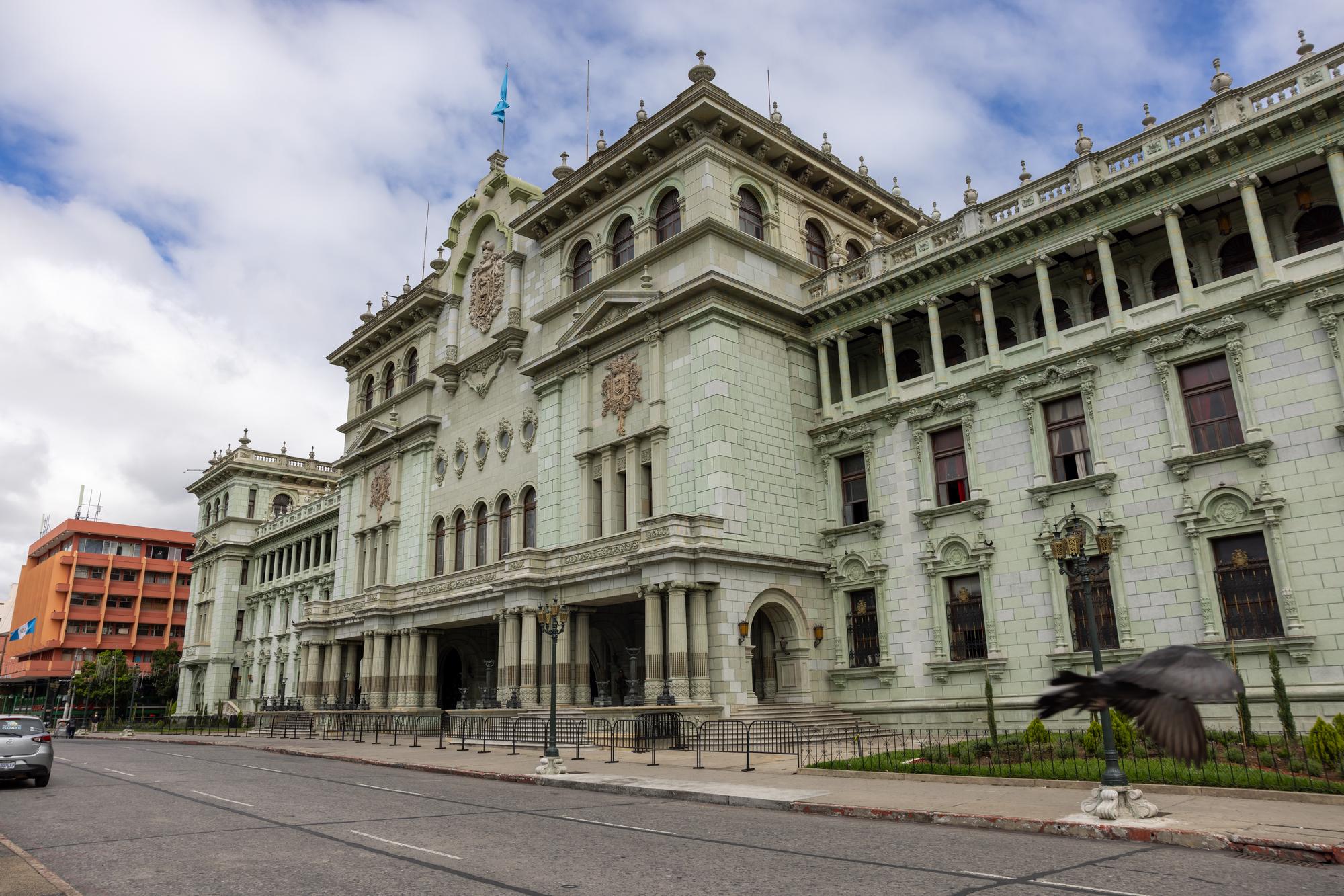 Palacio Guatemala City The National Palace of Culture in Guatemala City from the side.