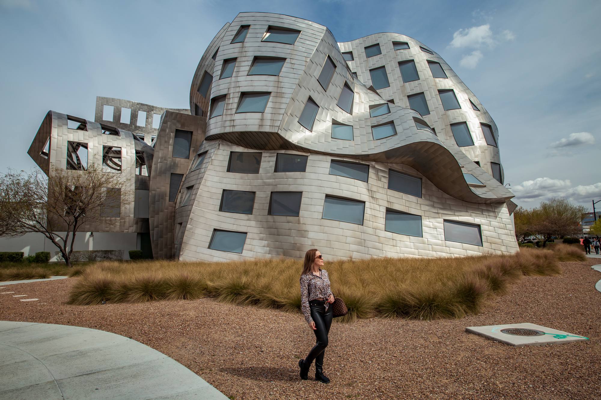 Frank Gehry Building The Cleveland Clinic Lou Ruvo Centre made by Frank Gehry in Las Vegas, Nevada.