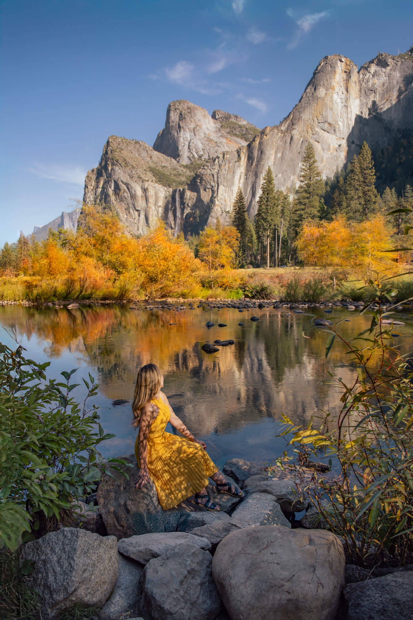 Yosemite Valley View in October Yosemite Valley View in October, photography by Asya Olson